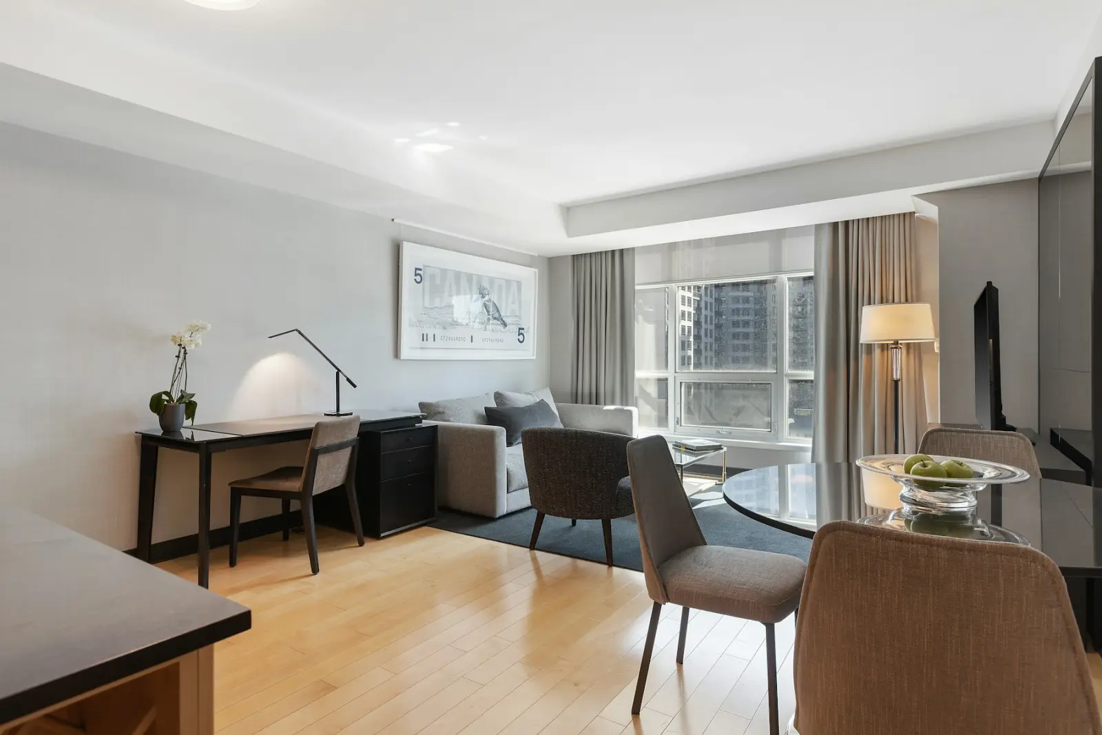 Corner Suite — Living room